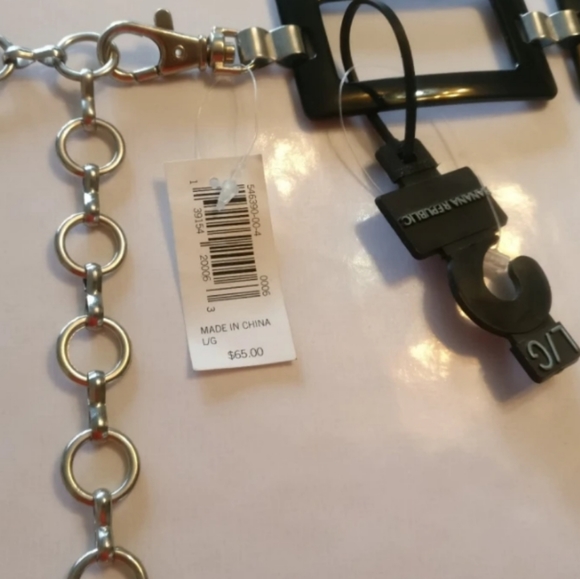🇨🇦 NWT Banana Republic metal chain belt L-XL - Picture 2 of 4